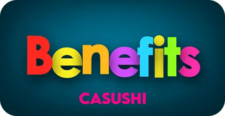 Casushi Casino personal account showing player features and account benefits