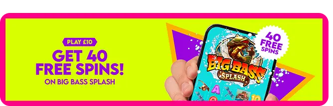 Screenshot of Casushi free spins promotions page for UK players